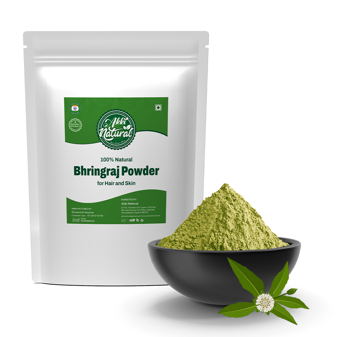 Bhringraj Powder , 100% Natural for Hair and Skin