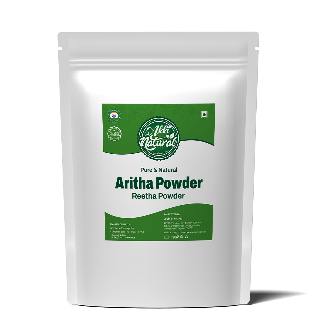 Aritha Powder |  Pure & Natural Reetha Powder (Kunkudukai powder, Aritha, Ritha, Soapnut) for Hair Growth, Hair wash, Scalp treatment, Skin care