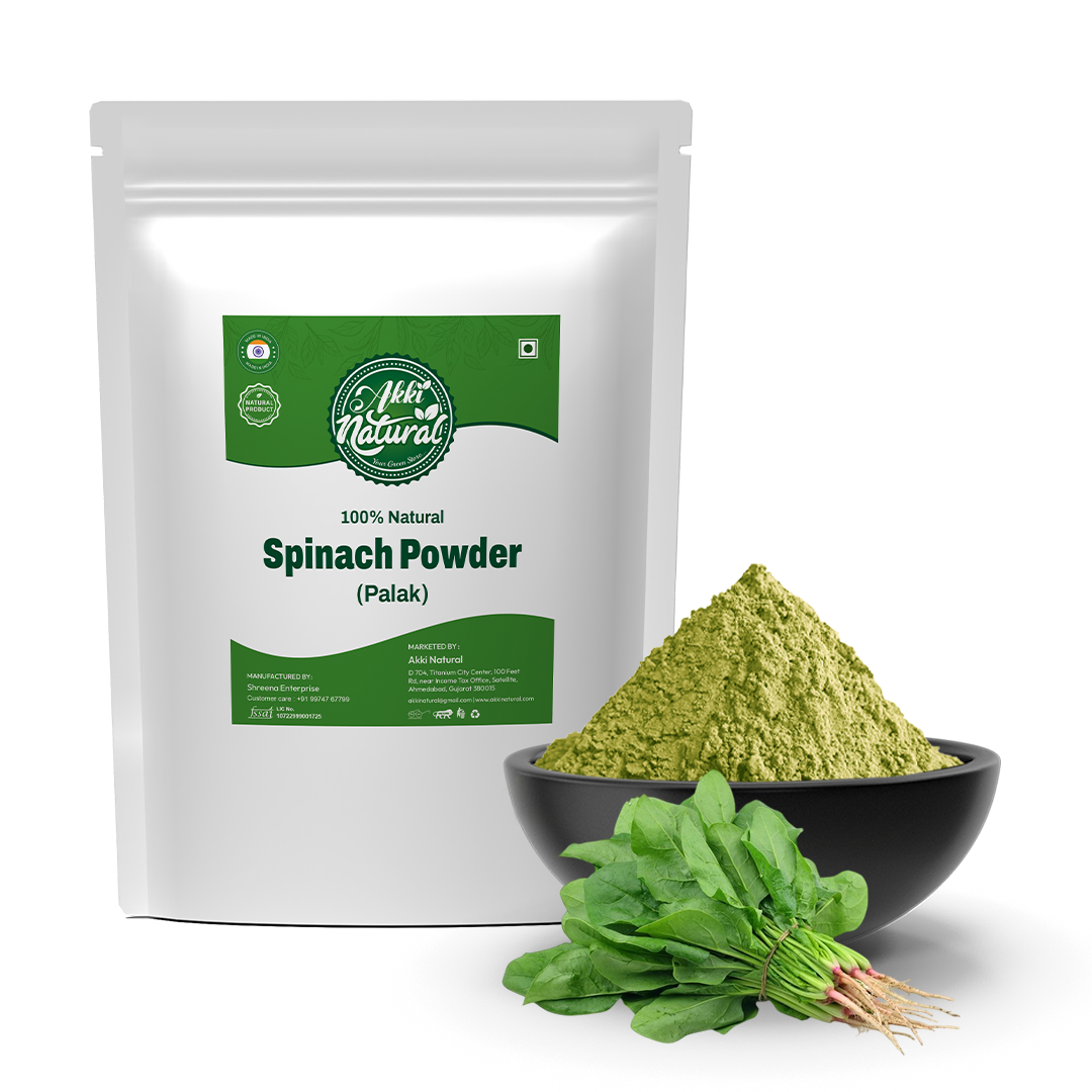 Green Spinach Leaf Powder(Palak) 100% Natural