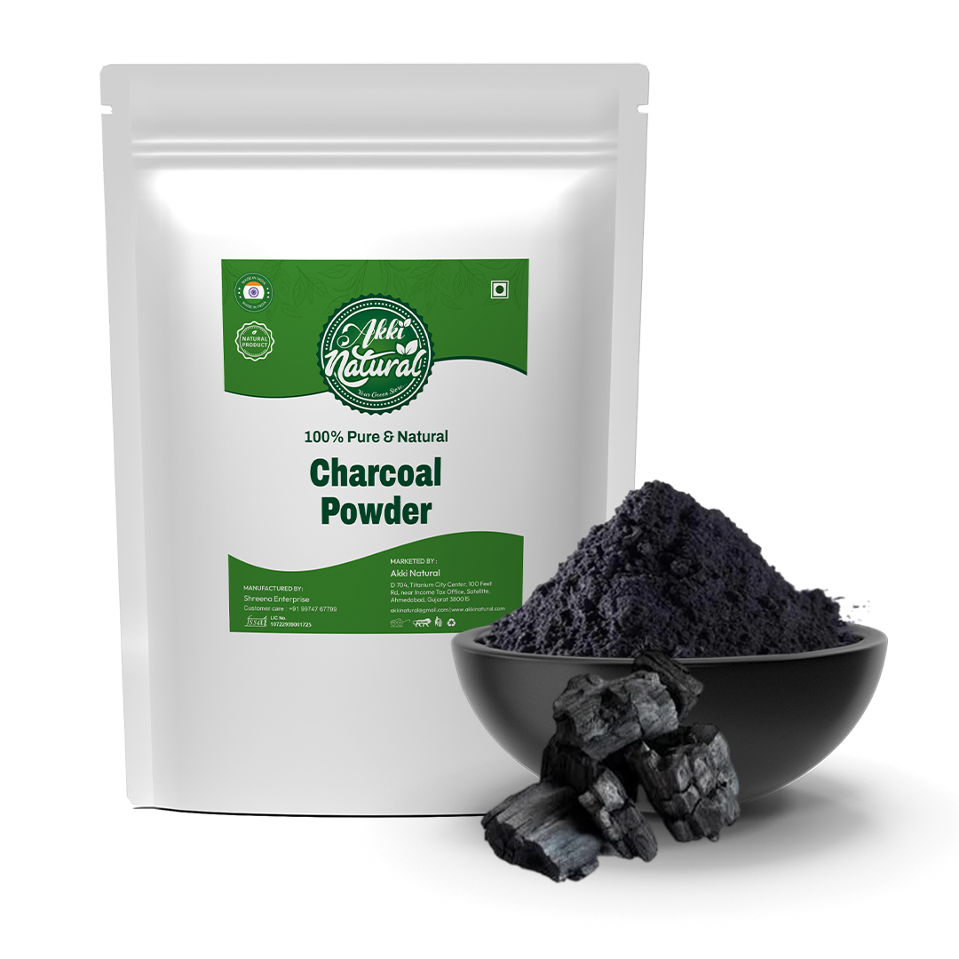 Akki Natural Activated Charcoal Powder – 400 MB | Ultra-Fine Food Grade Detox Powder