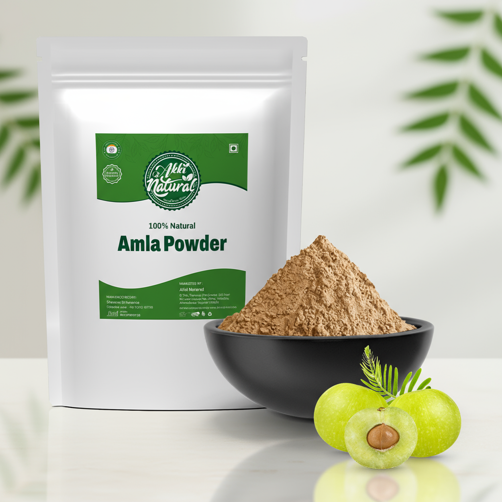 Amla Powder   -  For Skin & Hair Care,Pure & Natural (Zipper Pouch), Fresh